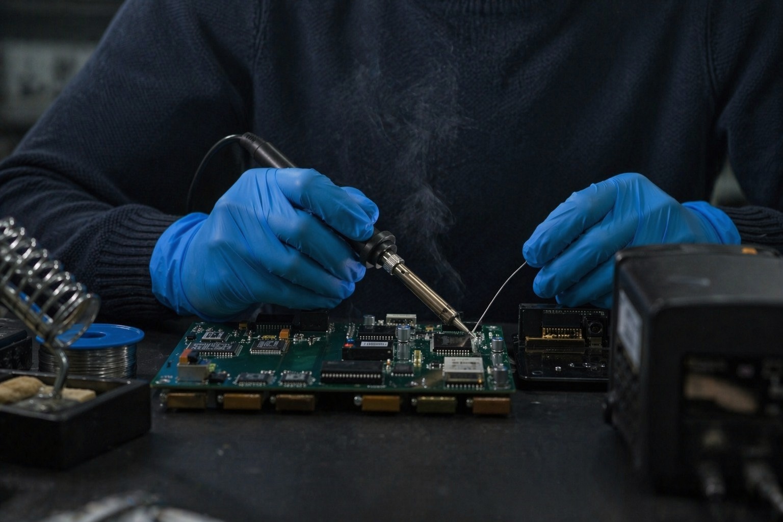 Magnobaldo Santos Da Silva no espaço de trabalho da Magtec